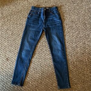 Denim&Co High Rise Dark Blue Jeans